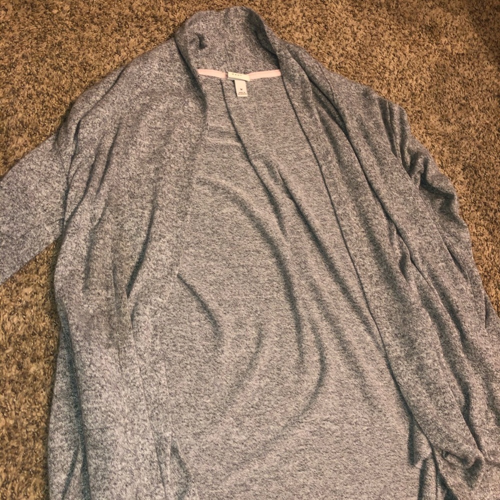 Soft light grey cardigan
